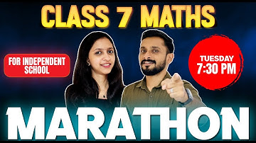 Class 7 Public Exam | Maths Marathon | Independent School | Exam Winner Class 7