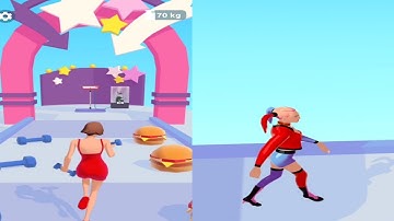 Body Race - All Levels gameplay walkthrough Lvls 1-5 (Android, ios)