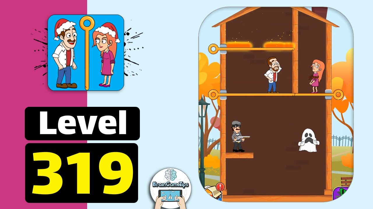 Home Pin: Pull The Pin Puzzle - Level 319 Walkthrough