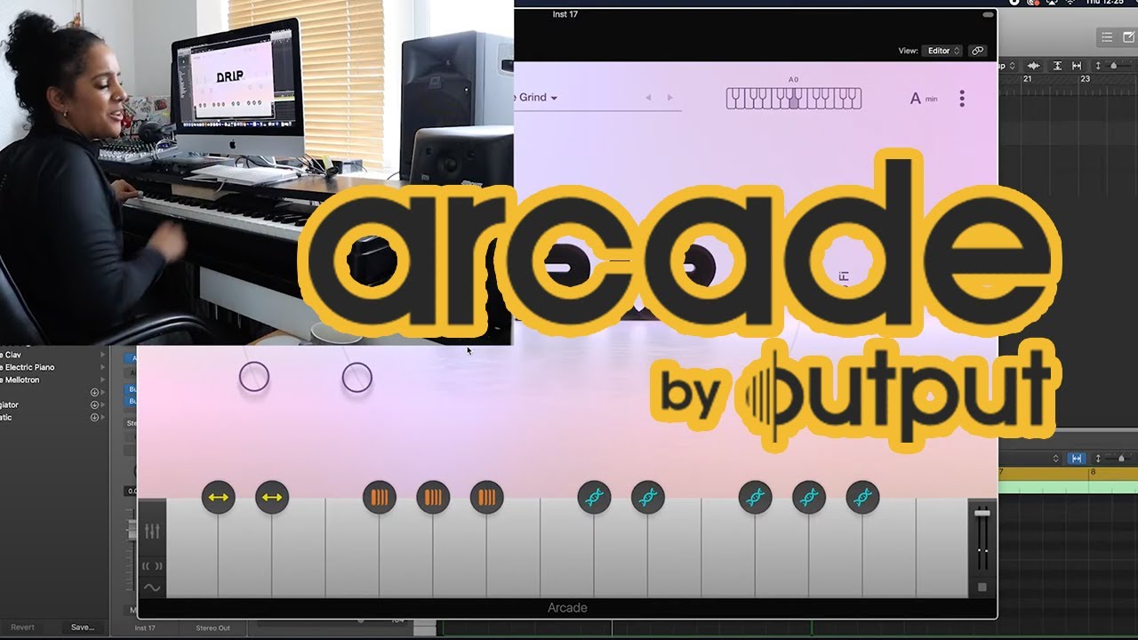 TESTING OUTPUT ARCADE IN LOGIC PRO X 10.5 // MAKING A DRIP BEATUSING ...