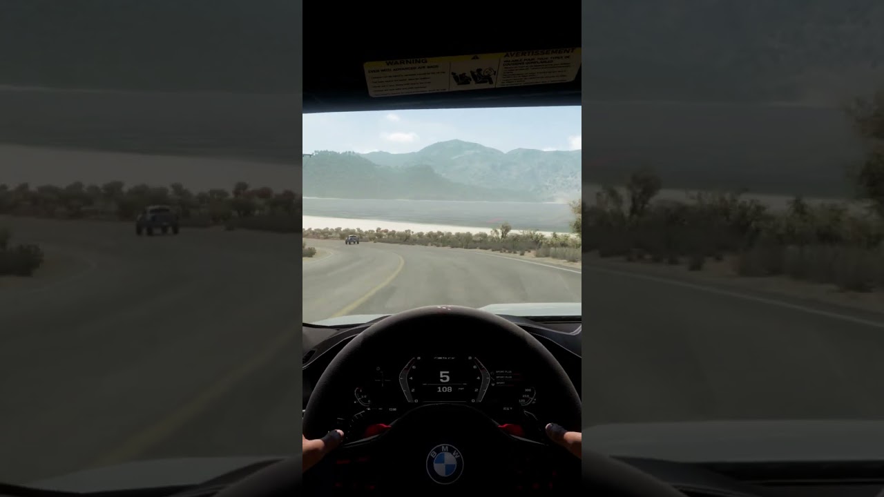 BMW M5 CS 2022 COCKPIT VIEW FORZA HORIZON 5 