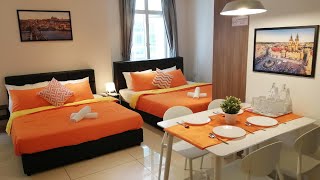 B17 3~KSL Mall ~ Bathtub ~Netflix ~Pool View~5 pax, Johor Bahru