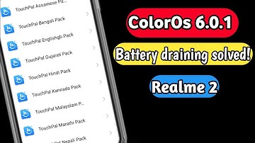 ColorOs 6.0.1Update in Realme 2 | Battery Draining issue solved!