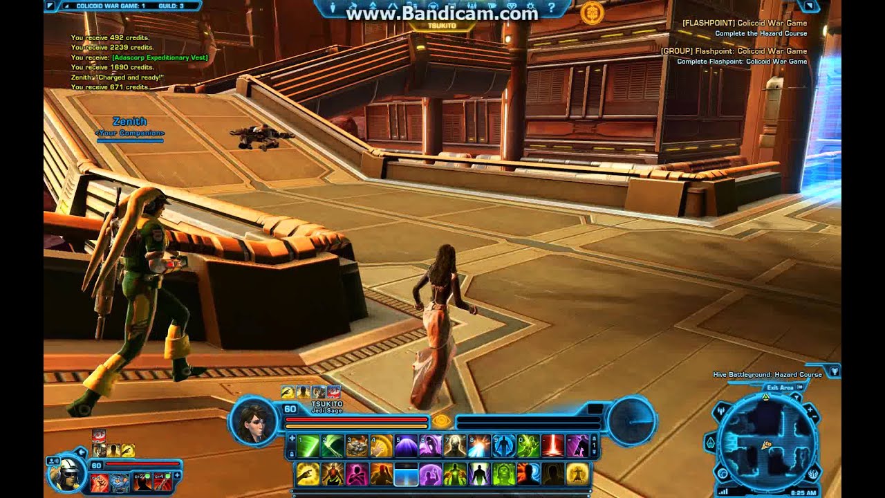 Swtor Jedi Consular Hazard Course Colicoid War Game YouTube