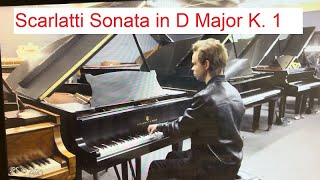 Climatized Piano: Scarlatti Sonata in D Major K. 1