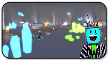 Crystal Cavern World Update Roblox Mining Simulator