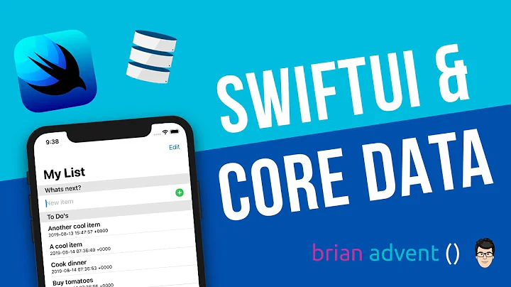 iOS 13 Swift Tutorial: SwiftUI and Core Data - Build a To-Do List App