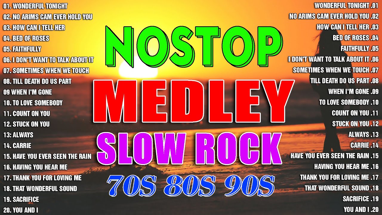 Slow Rock Love Songs Collection 70s 80s 90s | Nonstop Slow Rock Pinoy Medley | Best Luamang Tugtugin
