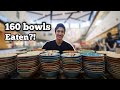 160 Bowls of Boat Noodles Eaten?! | INSANE Noodle Eating Challenge!