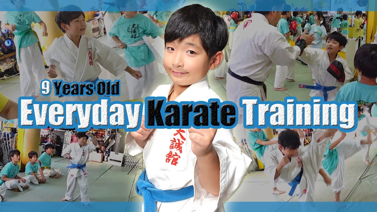 Everyday Karate Training of a 9 Years Old | 9歳の毎日の空手稽古