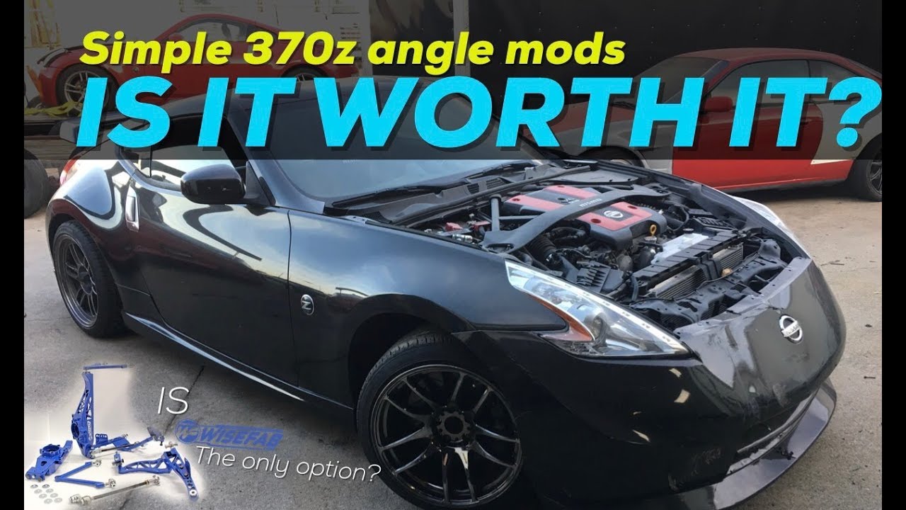 Nissan 370z DIY Simple steering angle mods!