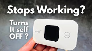FIX - 4G/5G MiFi Portable WiFi Router - Stops Working / Turns Itself Off? Crashes or Shuts Down?