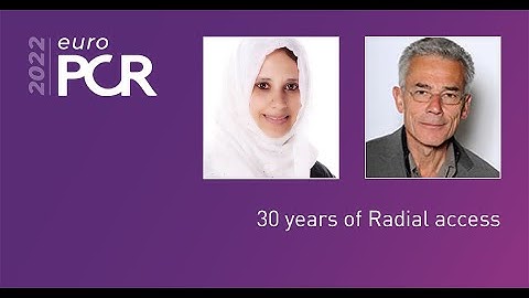 30 years of Radial access: Ferdinand Kiemeneij interviewed by Mirvat Alasnag at #EuroPCR 2022