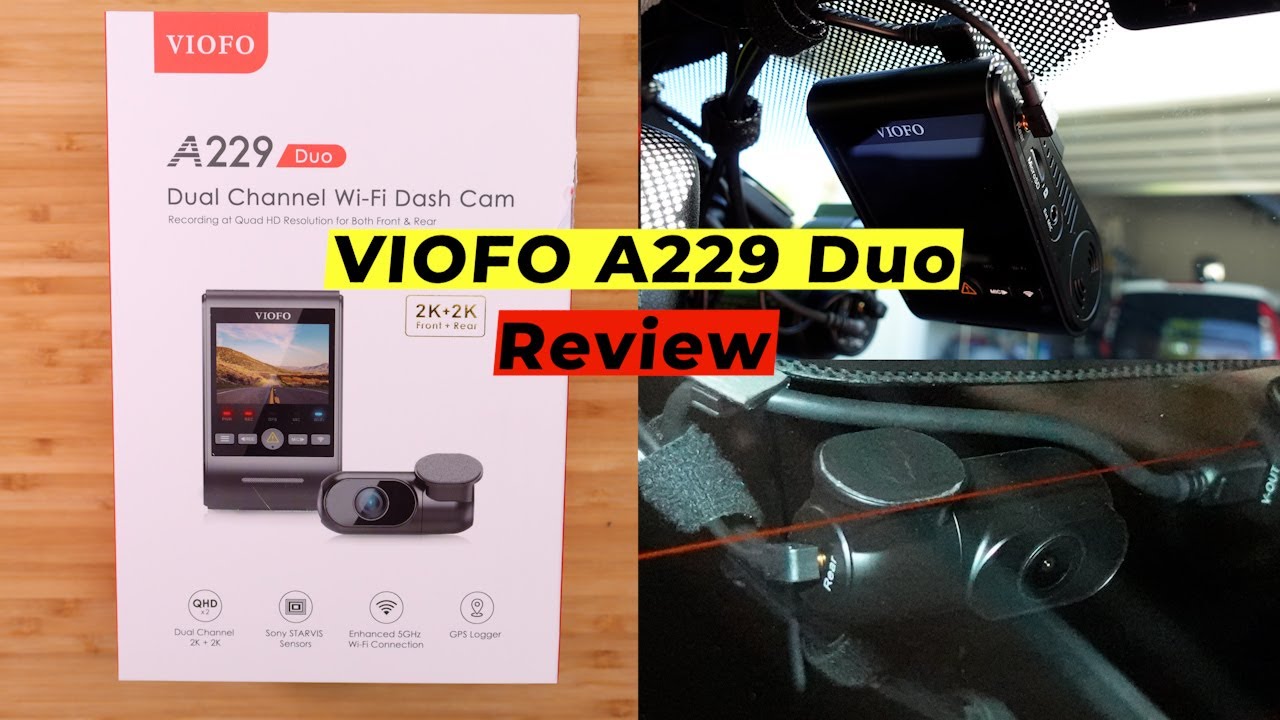 VIOFO A229 Duo 2K QHD 2-Channel Dash Cam with GPS - None / None / None