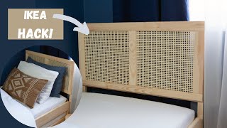 Kis háló/dolgozószoba átalakítás 1. RÉSZ | IKEA HACK! DIY Rattan Ágytámla  Készítése Házilag - YouTube