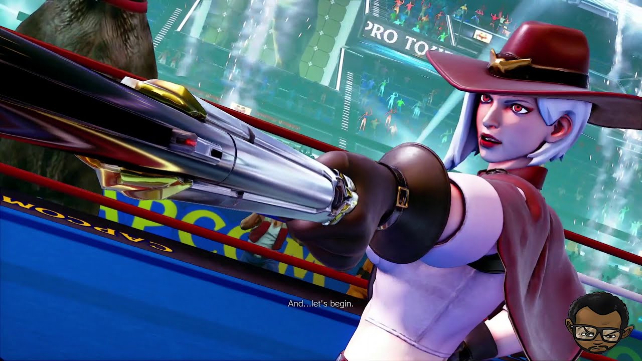 STREET FIGHTER V - MODS -  FALKE AS ASHE FROM OVERWATCH (PC ONLY)