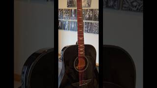 New Hi Def Neon Red Strings On My Aqoustic Guitar.  She's Beautiful!  4/16/25