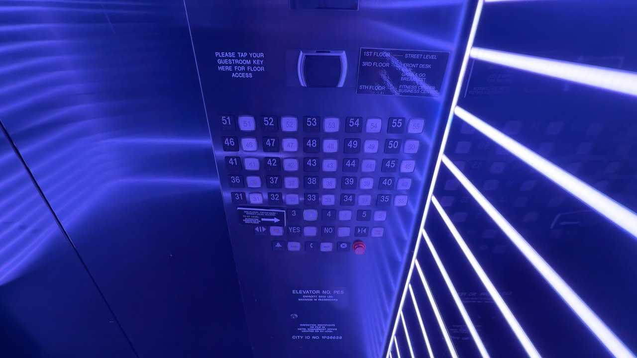 MERRY CHRISTMAS!!! FAST 1400 FPM Nouveau Elevators at the M Social Hotel New York Downtown 