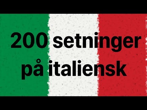 Video: Hvordan Lære Italiensk