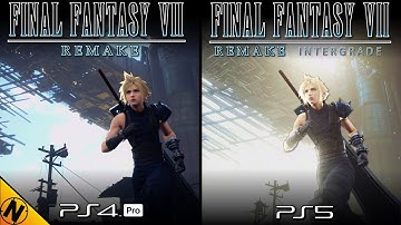Final Fantasy VII Remake Intergrade PS5 vs PS4Pro | Direct Comparison