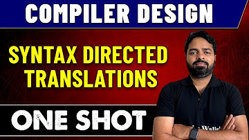 Compiler Design | Syntax directed translations in One Shot | GATE 2023