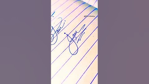 How to sign the letter J⁉️ #signaturestyle #shorts #firstkalakar