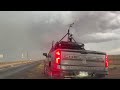 LIVE STORM CHASING| West Texas Hail Threat