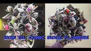 How to make Flowers out of Comic Books!