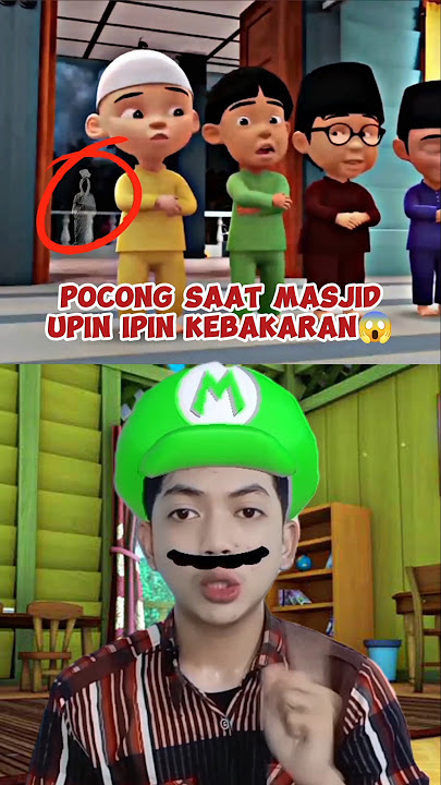 P0c0ng Penyebab masjid Upin Ipin Kebakaran😱‼️ #shorts #animasi #upinipin #fyp