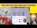 How to check faulty ceiling fan by series testing board, part 3
