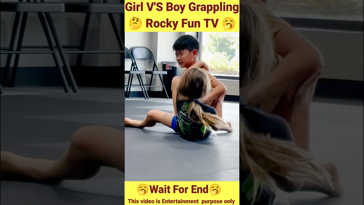 Девушка против парня | Безумная борьба 🔥 