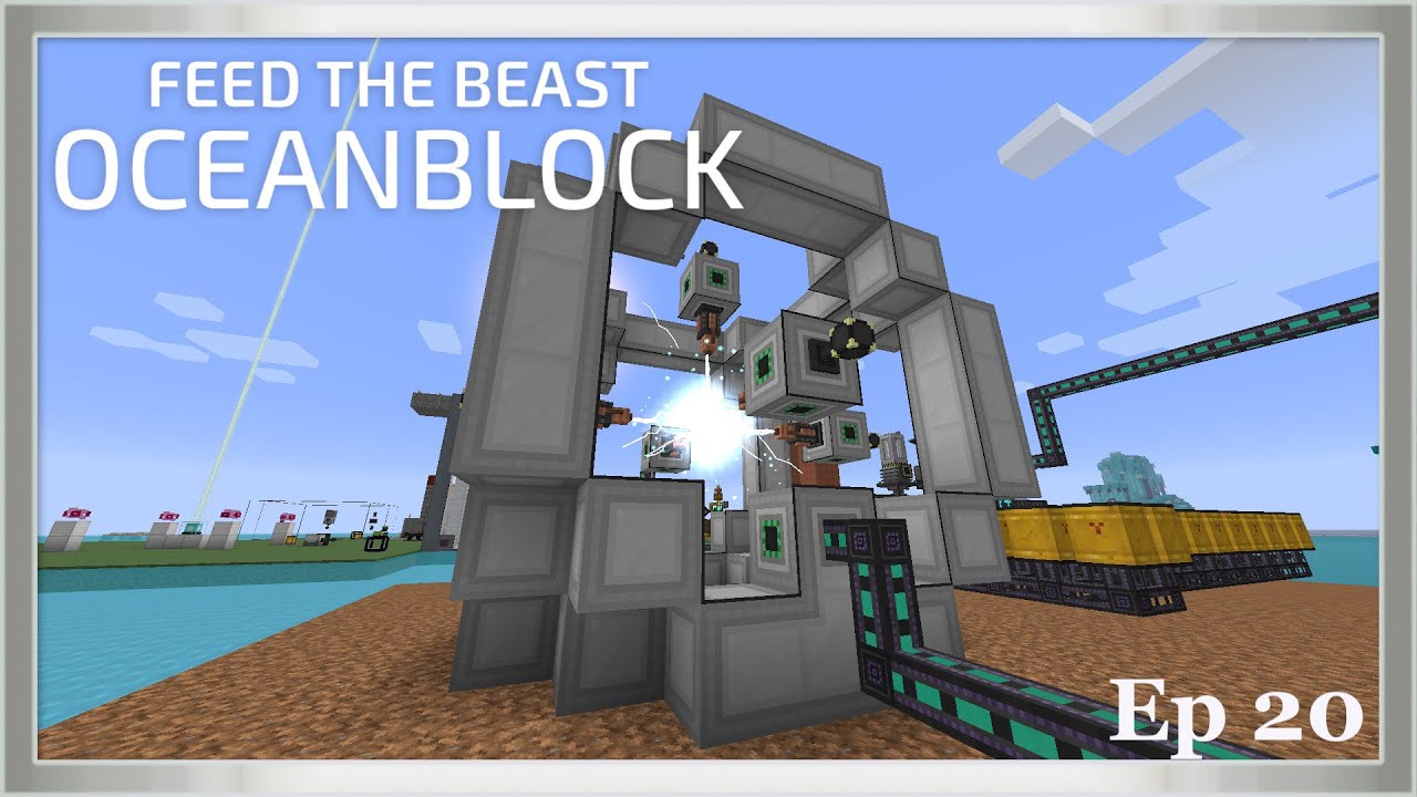 FTB OceanBlock [Modded Minecraft] Day Twenty - YouTube