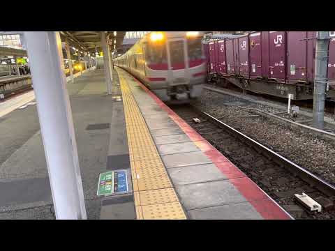 キハ189系の本気‼︎3両増結。特急はまかぜ4号大阪行き尼崎駅高速通過。