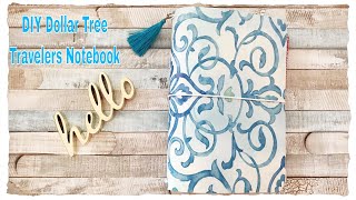 Easy DIY Dollar Tree Travelers Notebook Cover A5 Size (Jord Giveaway)