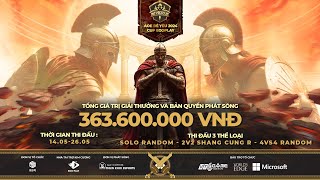 TRỰC TIẾP GIẢI AOE BÉ YÊU 2024  CÚP EGOPLAY | Vòng 1/8 | |Solo Random | Điệp Handsome