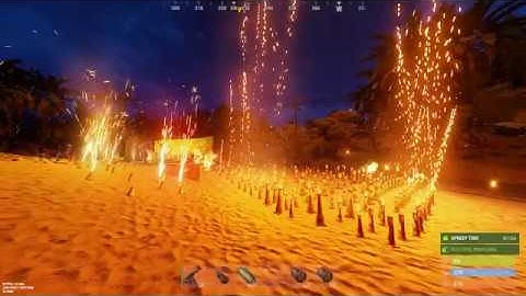 Rust Facepunch CAN1 Fireworks Show