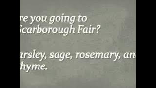 Simon & Garfunkel - Scarborough Fair (Full Version) Lyrics