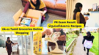 Uk-ல Tamil Groceries Online Shopping 🤷‍♀️| PR Exam Result ? | நெல்லிக்காய் Recipes #londonthozhi