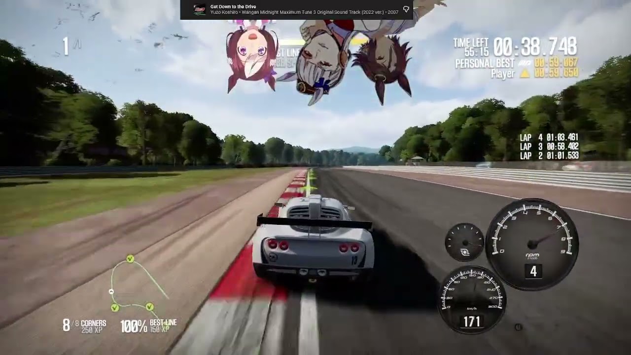 nfs shift 2 - circuit dijon-prenois short valid lap - 58.160 - YouTube