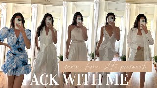 PACK WITH ME ZARA, H&M, PLT, PRIMARK HAUL | Beauty’s Big Sister