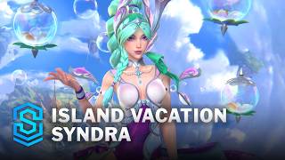 Island Vacation Syndra Wild Rift Skin Spotlight