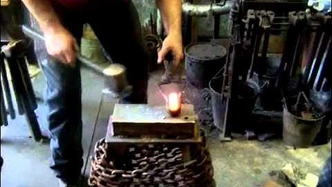 Striking while making hump tools