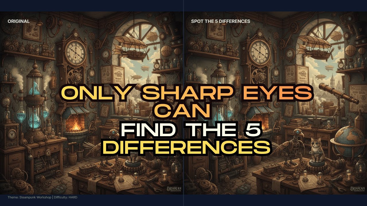 Can You Find the 5 Differences 🔍 Only Sharp Eyes Will Succeed!