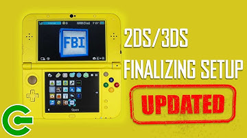 THE 2DS/3DS UPDATED FINALIZING SETUP