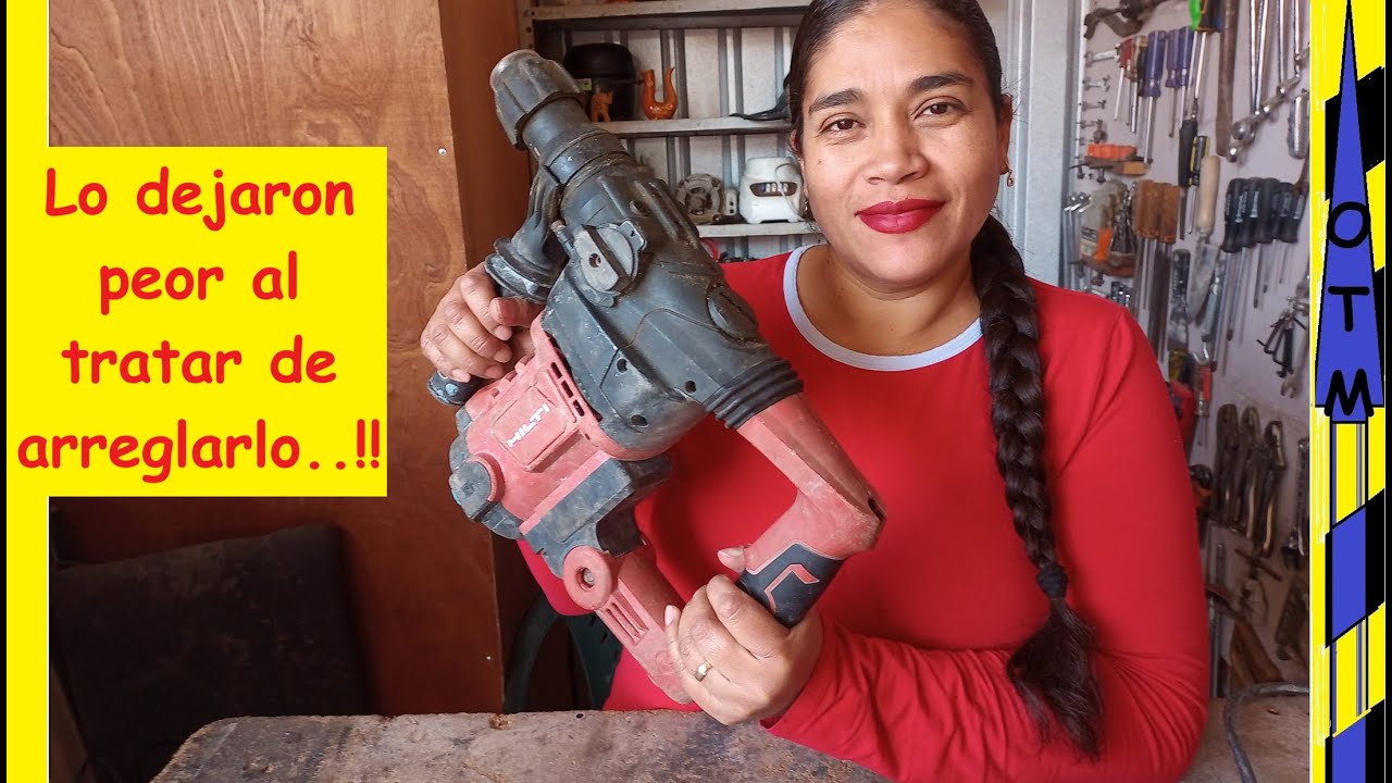 Reparando un taladro percutor Hilti que lo trataron de reparar y lo dañaron mas