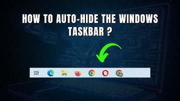 How to Enable Auto-Hide for the Taskbar | Windows 10/11 Tutorial 📌