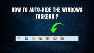 Famous How to Enable Auto-Hide for the Taskbar | Windows 10/11 Tutorial 📌 Profile