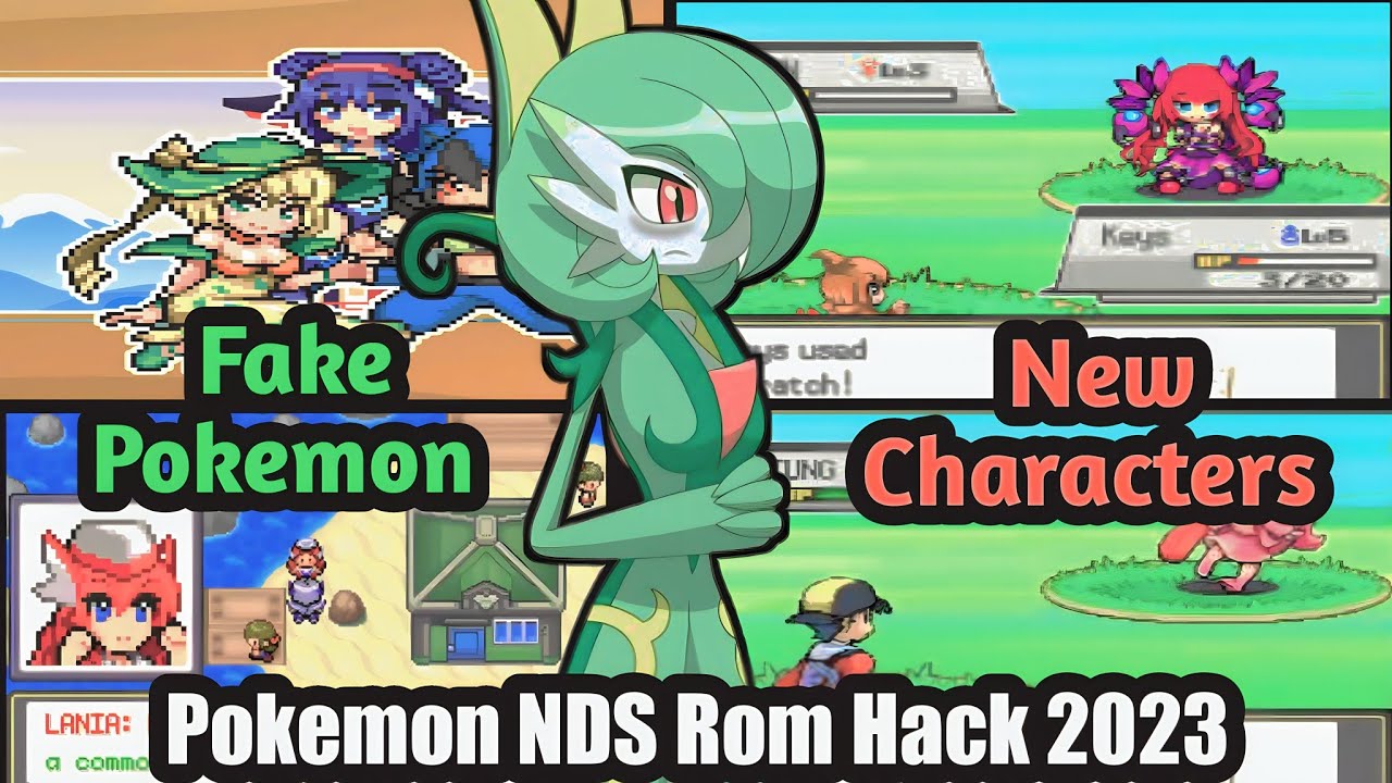 Best Pokemon NDS Rom Hack 2023 With New Pokemons & New Characters YouTube
