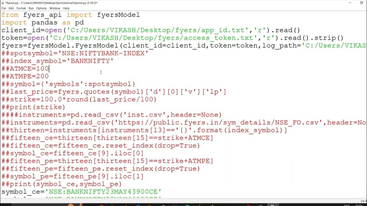 How to Place Stop Loss Limit Order in Fyers API YouTube