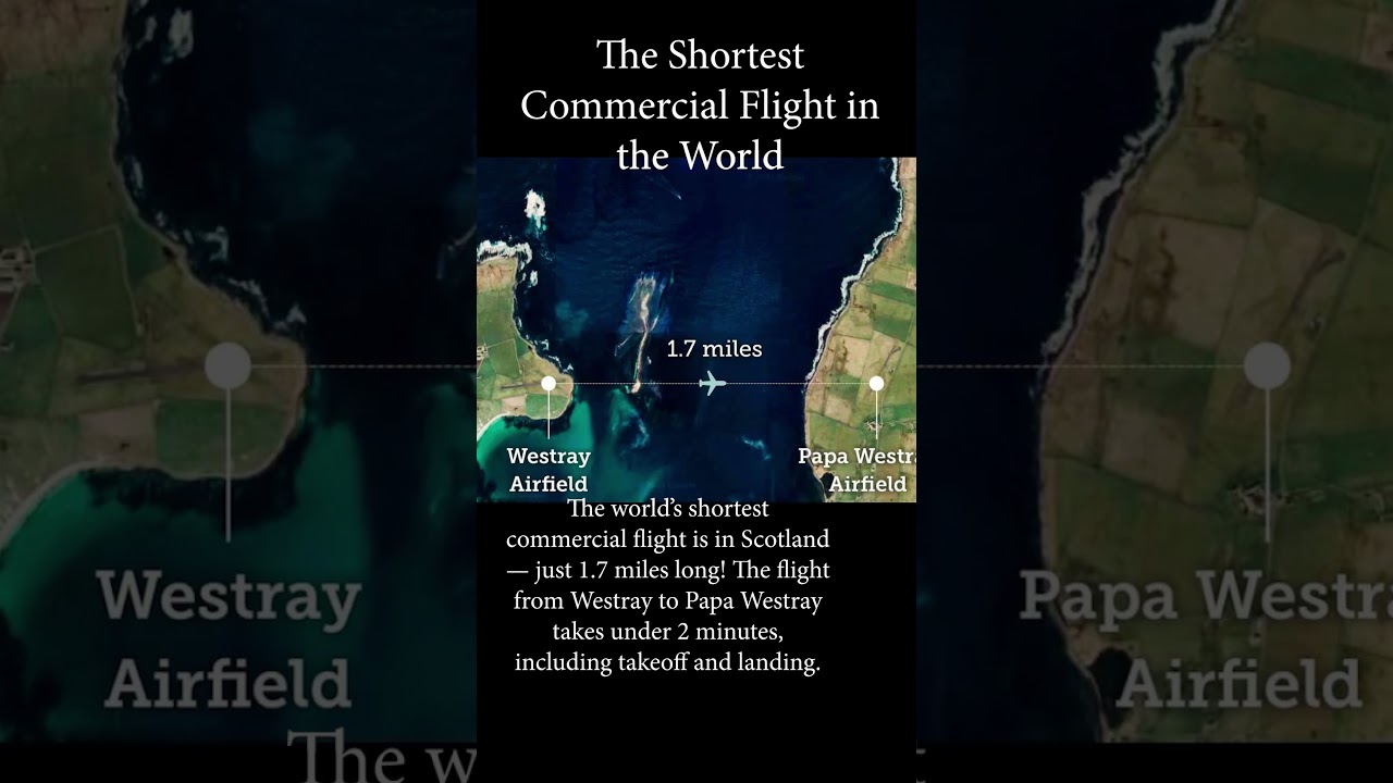 The Shortest Commercial Flight in the World 